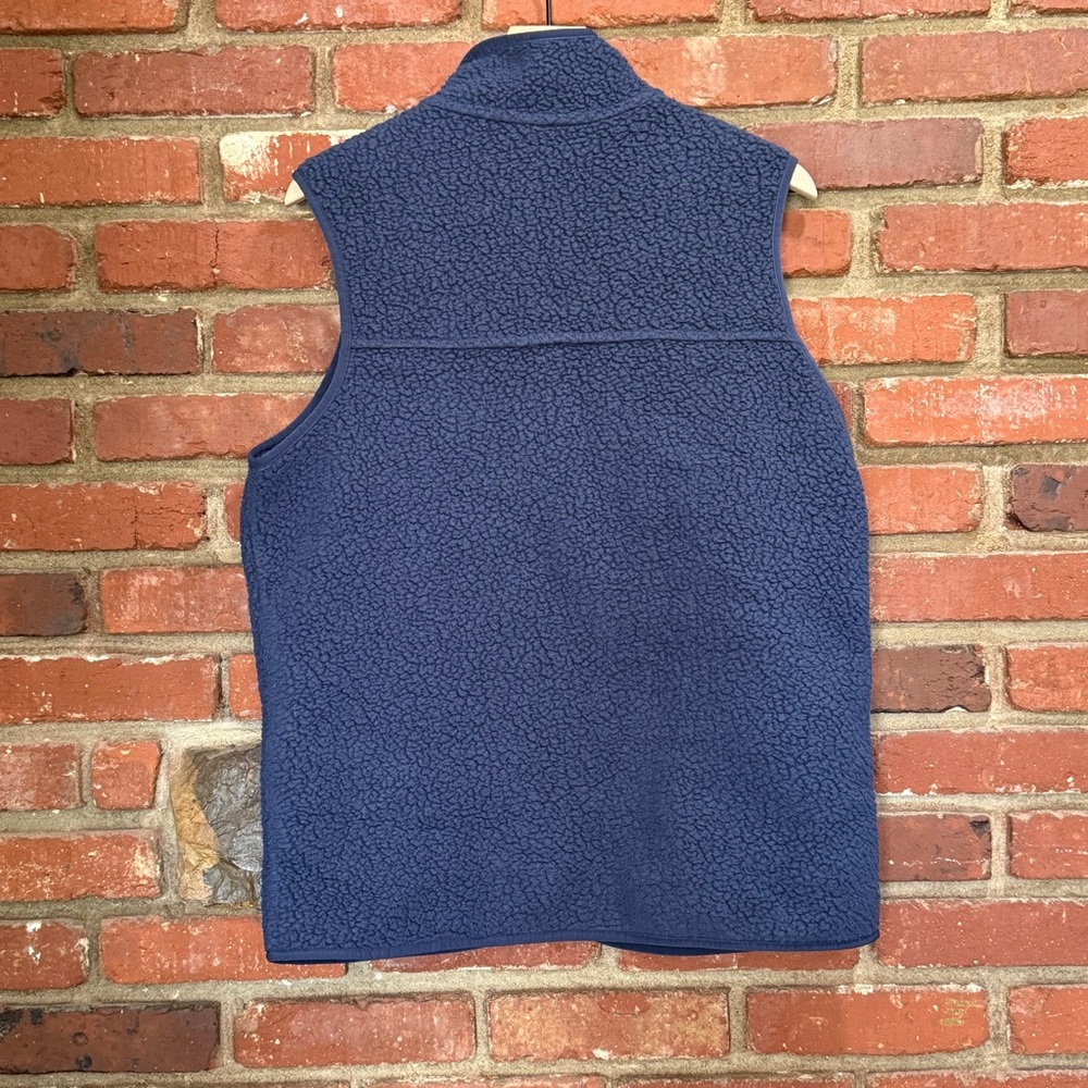 Patagonia Retro Pile Vest Men's XL Blue Navy Full Zip Pile Fleece Outdoor - Picture 2 of 15